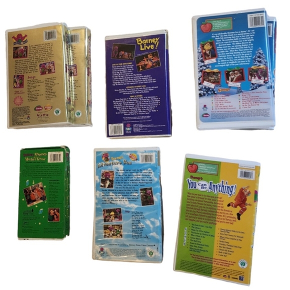 Vintage Barney VHS Lot of 8 - Picture 2 of 3